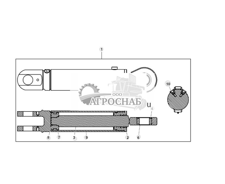 Components, Hydraulic Cylinder, Boom Tilt, CH9 - ST806492 599.jpg